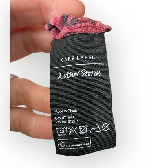 & Other Stories Maroon Leopard Dress - Picture 7 of 10